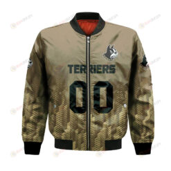 Wofford Terriers Bomber Jacket 3D Printed Team Logo Custom Text And Number