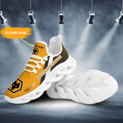 Wolverhampton Wanderers Logo Pattern Custom Name 3D Max Soul Sneaker Shoes