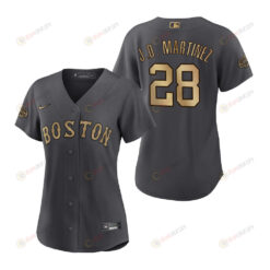 Women Boston Red Sox J.D. Martinez Charcoal 2022-23 All-Star Game Jersey