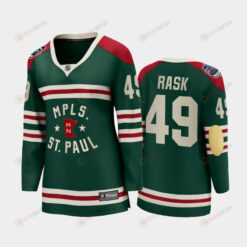 Women Minnesota Wild Victor Rask 49 2022 Winter Classic State Of Hockey Jersey Green Jersey