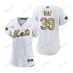 Women New York Mets Edwin Diaz White 2022-23 All-Star Game Jersey