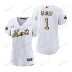 Women New York Mets Jeff McNeil White 2022-23 All-Star Game Jersey