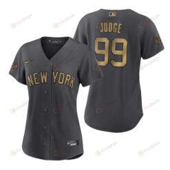 Women New York Yankees Aaron Judge Charcoal 2022-23 All-Star Game Jersey