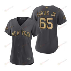 Women New York Yankees Nestor Cortes Jr. Charcoal 2022-23 All-Star Game Jersey