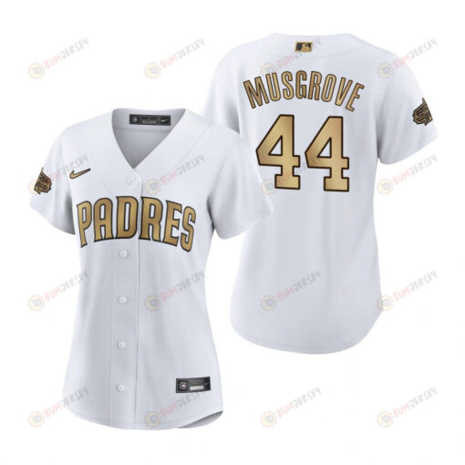 Women San Diego Padres Joe Musgrove White 2022-23 All-Star Game Jersey