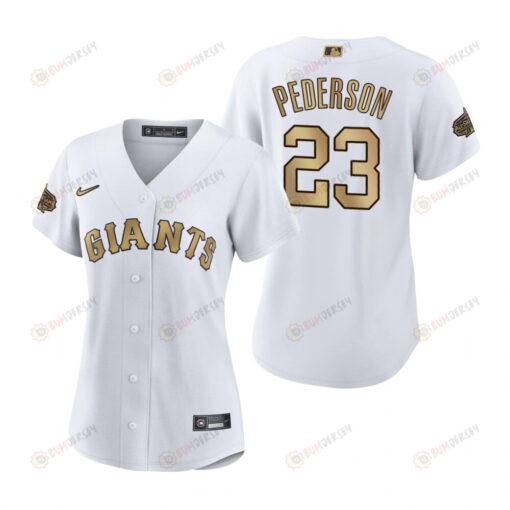 Women San Francisco Giants Joc Pederson White 2022-23 All-Star Game Jersey