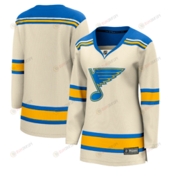 Women's Cream St. Louis Blues 2022 Winter Classic Breakaway Jersey Jersey