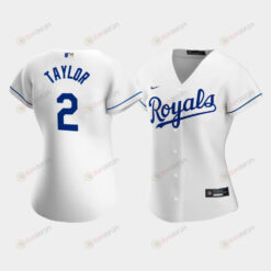 Women's Kansas City Royals Michael A. Taylor 2 White Home Player Jersey Jersey