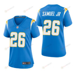 Women's Los Angeles Chargers Asante Samuel Jr. 26 Powder Blue Game Jersey