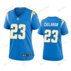 Women's Los Angeles Chargers Bryce Callahan 23 Powder Blue Game Jersey