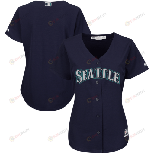 Women's Navy Seattle Mariners Alternate Cool Base Team Jersey Jersey