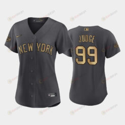 Women's New York Yankees 99 Aaron Judge 2022-23 All-Star Game Charcoal Jersey