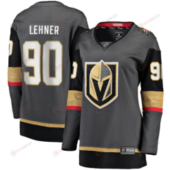 Women's Robin Lehner Gray Vegas Golden Knights Breakaway Home Player Jersey Jersey