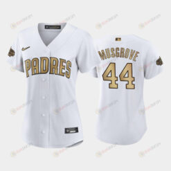 Women's San Diego Padres 44 Joe Musgrove 2022-23 All-Star Game White Jersey