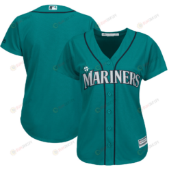 Women's Seattle Mariners Northwest Green Cool Base Jersey Jersey