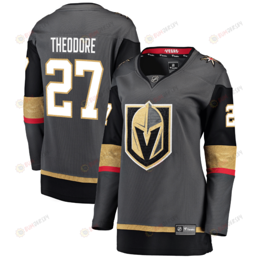 Women's Shea Theodore Black Vegas Golden Knights Breakaway Player Jersey Jersey