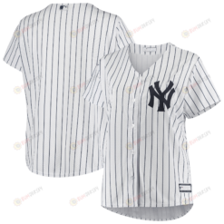 Women's White New York Yankees Plus Size Sanitized Team Jersey Jersey
