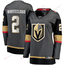 Women's Zach Whitecloud Black Vegas Golden Knights Home Breakaway Jersey Jersey