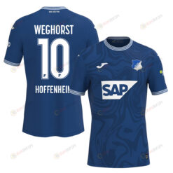 Wout Weghorst 10 TSG 1899 Hoffenheim 2023-24 Home Men Jersey - Blue