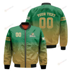 Wright State Raiders Fadded Bomber Jacket 3D Printed