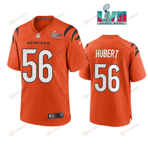 Wyatt Hubert 56 Cincinnati Bengals Super Bowl LVII Men's Jersey