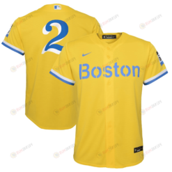 Xander Bogaerts 2 Boston Red Sox Youth City Connect Jersey - Gold