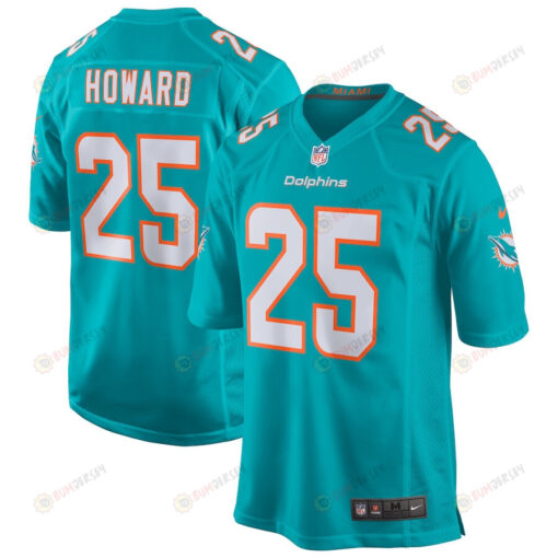 Xavien Howard 25 Miami Dolphins Game Men Jersey - Aqua