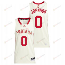 Xavier Johnson 0 Cream Indiana Hoosiers 2022 Basketball Honoring Black Excellence Jersey