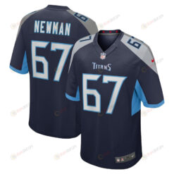 Xavier Newman Tennessee Titans Game Player Jersey - Navy