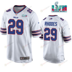 Xavier Rhodes 29 Buffalo Bills Super Bowl LVII Game Player Men Jersey - White Jersey