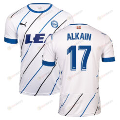 Xeber Alkain 17 Deportivo Alav?s 2022-23 Away Jersey - White