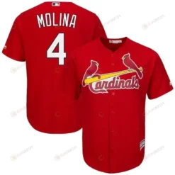 Yadier Molina St. Louis Cardinals Cool Base Player Jersey - Scarlet