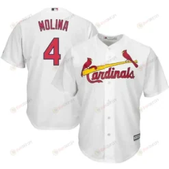 Yadier Molina St. Louis Cardinals Cool Base Player Jersey - White