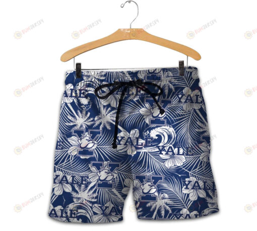 Yale Bulldogs Men Shorts Tropical Seamless