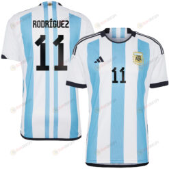 Yamila Rodr?guez 11 Argentina Women's National Team 2023-24 World Cup Home Men Jersey