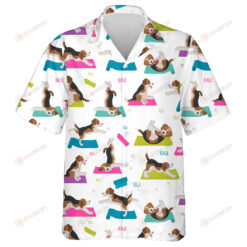 Yoga Beagle Dogs Poses And Exercises Hawaiian Shirt