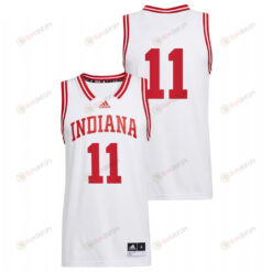 Yogi Ferrell 11 White Indiana Hoosiers Alumni Basketball Reverse Retro Jersey