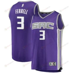 Yogi Ferrell Sacramento Kings Fast Break Jersey - Icon Edition - Purple