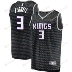 Yogi Ferrell Sacramento Kings Fast Break Player Jersey - Statement Edition - Black