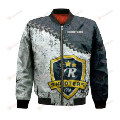 York Region Shooters Bomber Jacket 3D Printed Grunge Polynesian Tattoo