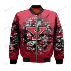 Youngstown State Penguins Bomber Jacket 3D Printed Camouflage Vintage