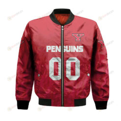 Youngstown State Penguins Bomber Jacket 3D Printed Team Logo Custom Text And Number