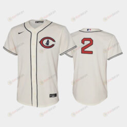 Youth 2022-23 Field of Dreams 2 Nico Hoerner Chicago Cubs Cream Jersey