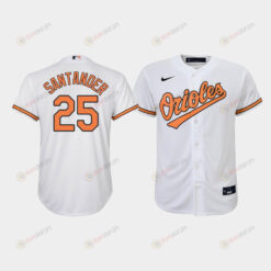 Youth Baltimore Orioles Anthony Santander 25 White Home Jersey Jersey