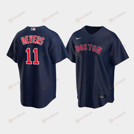 Youth Boston Red Sox 11 Rafael Devers Alternate Navy Jersey Jersey