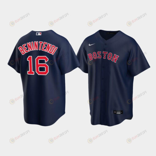 Youth Boston Red Sox 16 Andrew Benintendi Alternate Navy Jersey Jersey