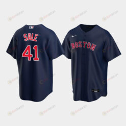 Youth Boston Red Sox 41 Chris Sale Alternate Navy Jersey Jersey