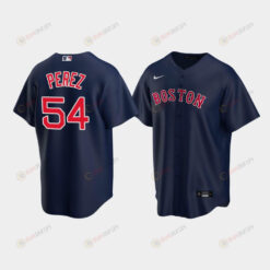 Youth Boston Red Sox 54 Martin Perez Alternate Navy Jersey Jersey