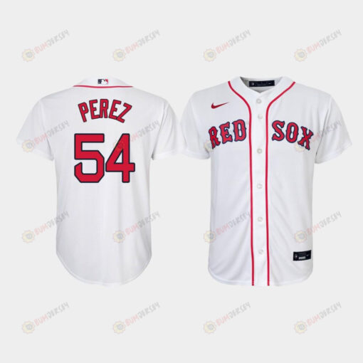 Youth Boston Red Sox Martin Perez 54 White Home Jersey Jersey