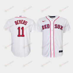 Youth Boston Red Sox Rafael Devers 11 White Home Jersey Jersey